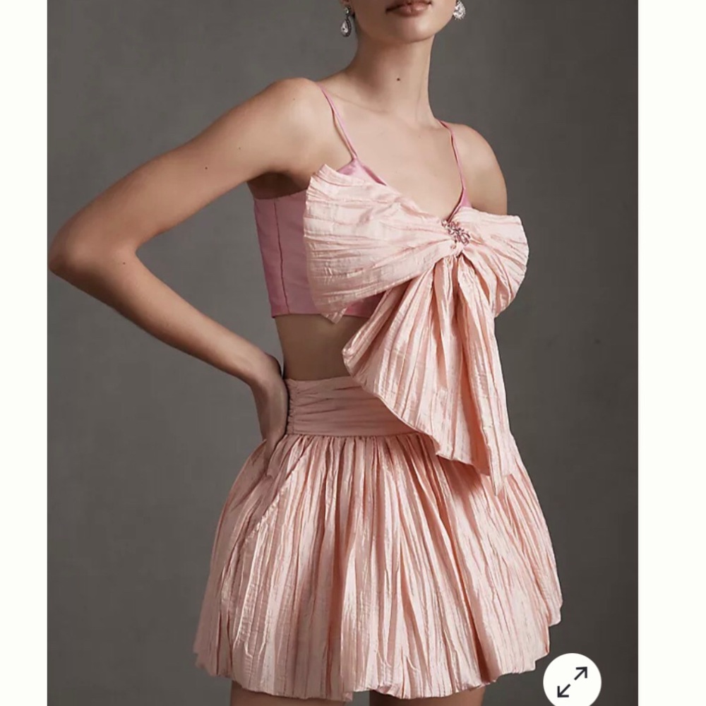LoveShackFancy Roisen Mini Skirt